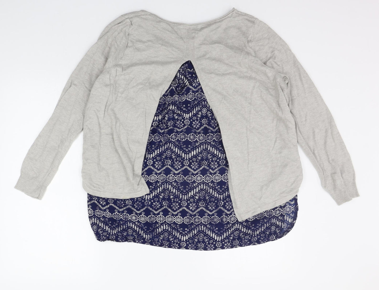 George Womens Grey   Pullover Jumper Size 16