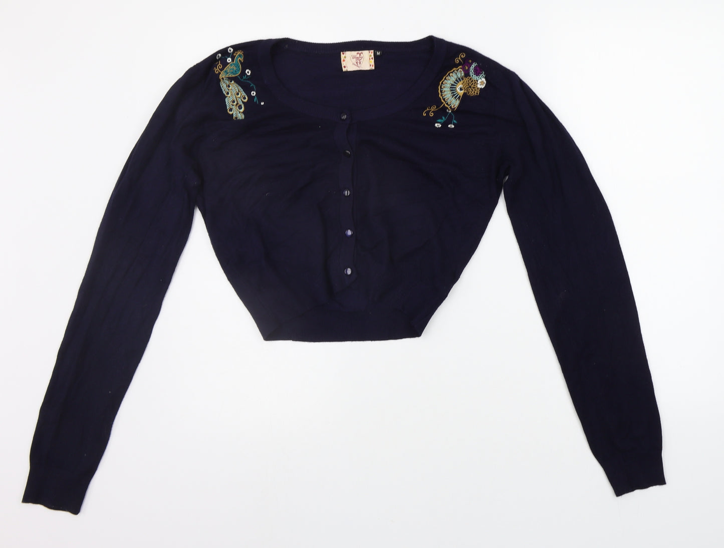 dancing days Womens Blue   Cardigan Jumper Size M