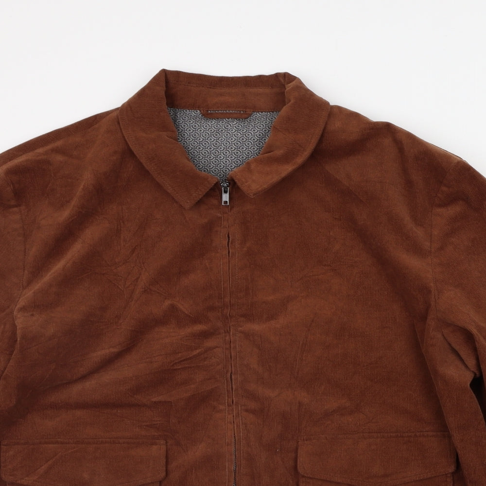 NEXT Mens Brown   Jacket Coat Size 2XL