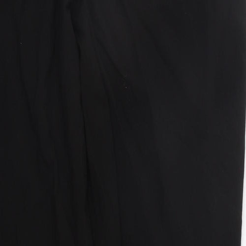 BM Womens Black   Trousers  Size 16 L25 in - Elastic Waist Band
