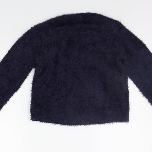 NEXT Womens Blue   Pullover Jumper Size 10  - Christams