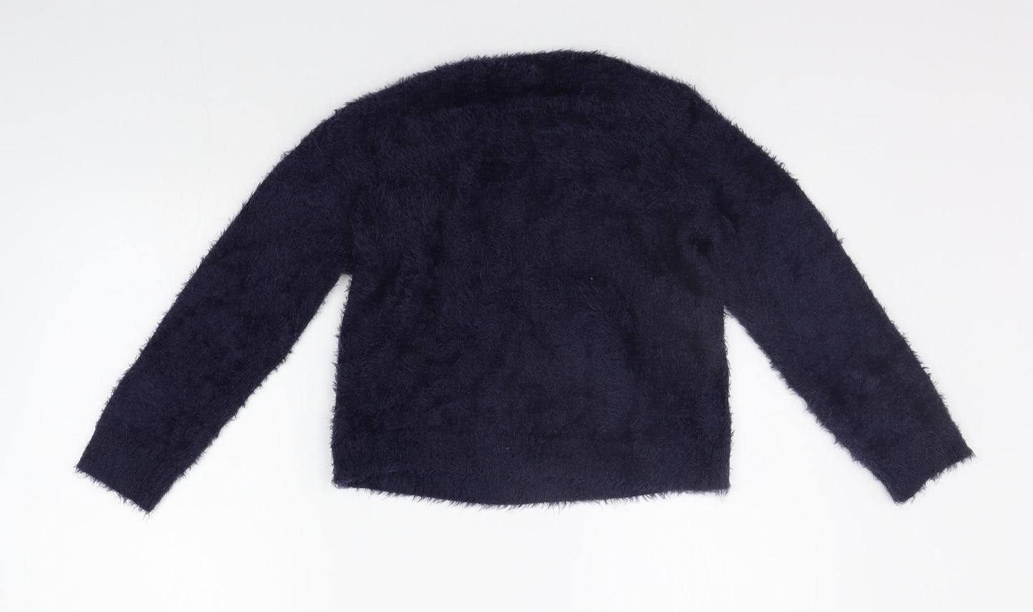 NEXT Womens Blue   Pullover Jumper Size 10  - Christams