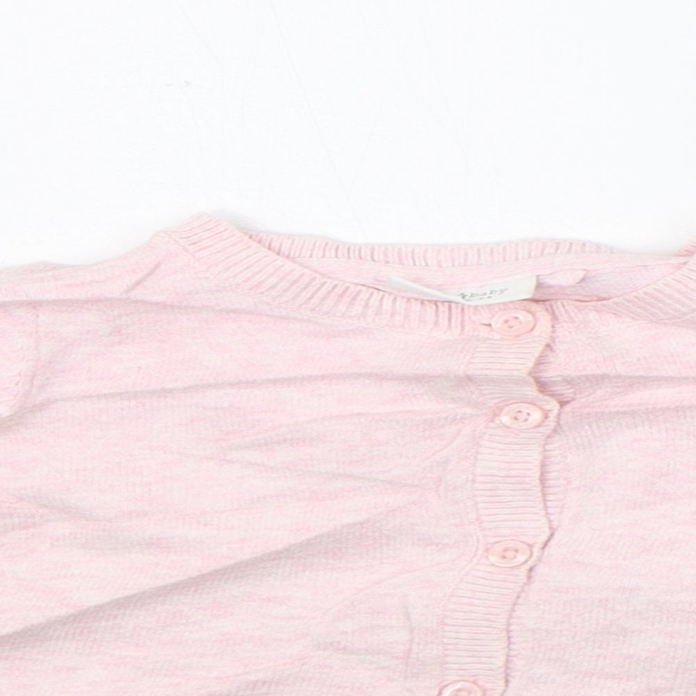 NEXT Girls Pink   Cardigan Jumper Size 12-18 Months