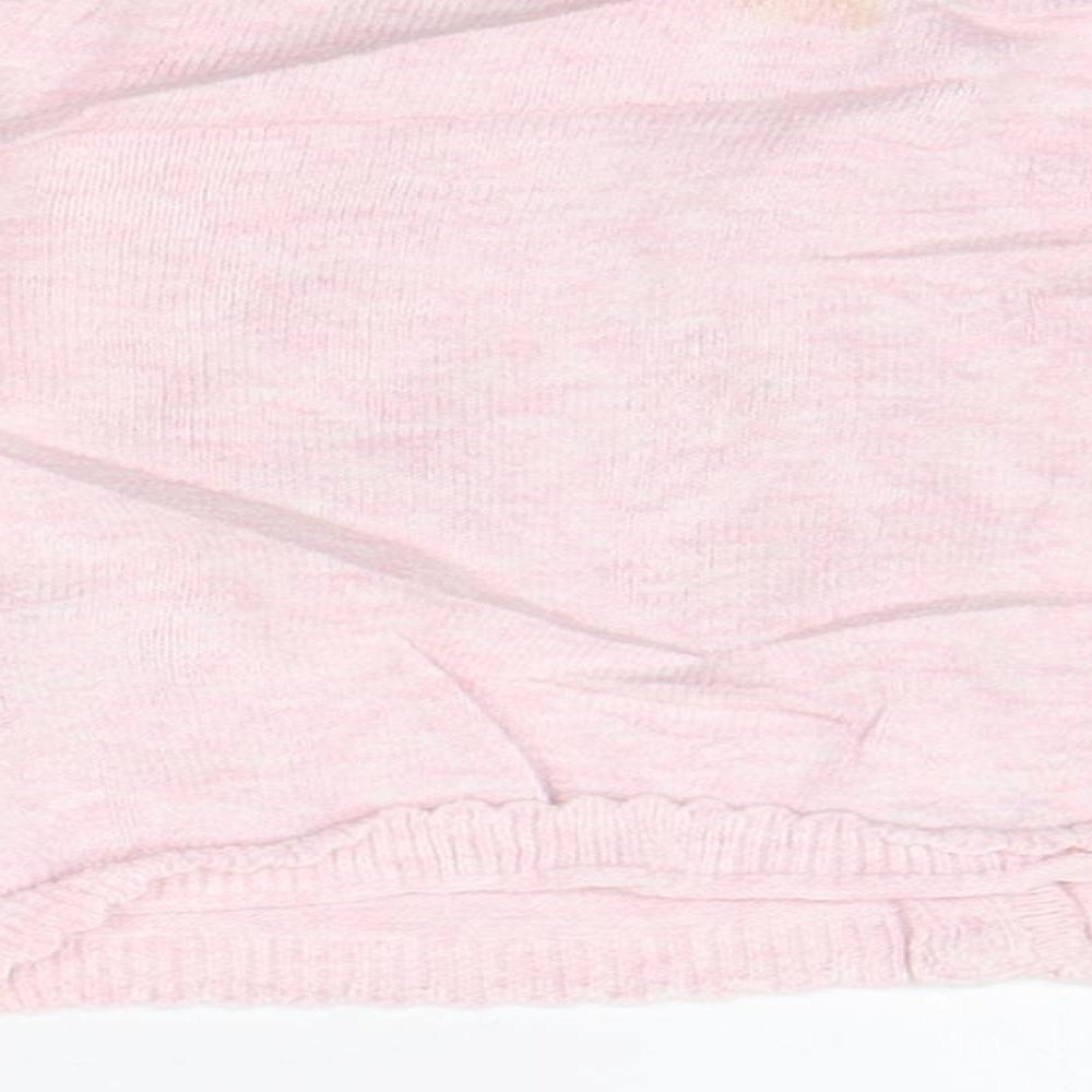 NEXT Girls Pink   Cardigan Jumper Size 12-18 Months