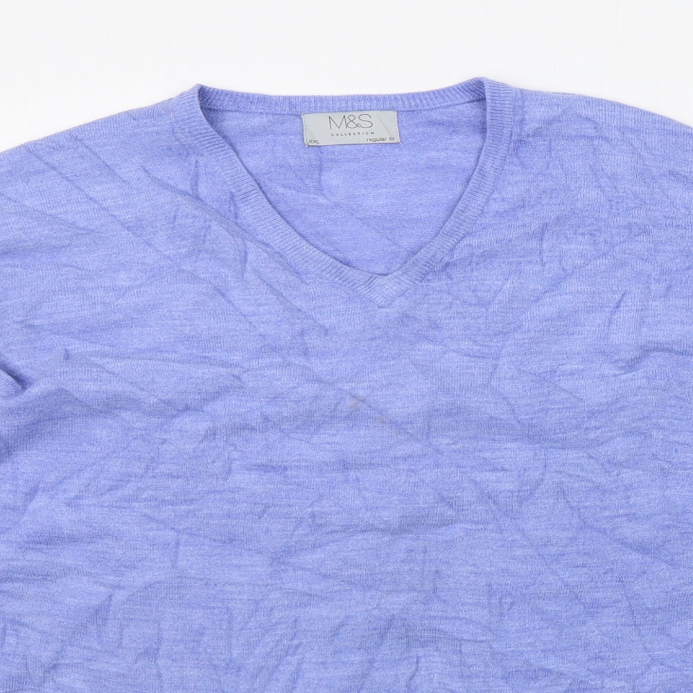 Marks and Spencer Womens Blue   Pullover Jumper Size 2XL