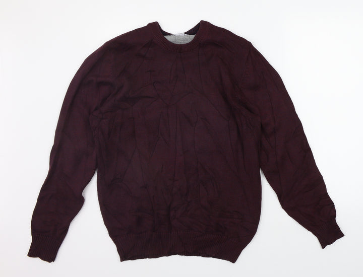 Maine Womens Purple   Pullover Jumper Size S
