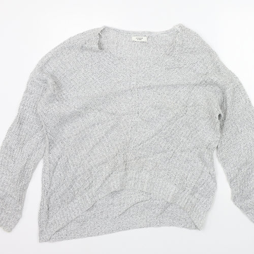 Jaqueline de Yong Womens Grey   Pullover Jumper Size M