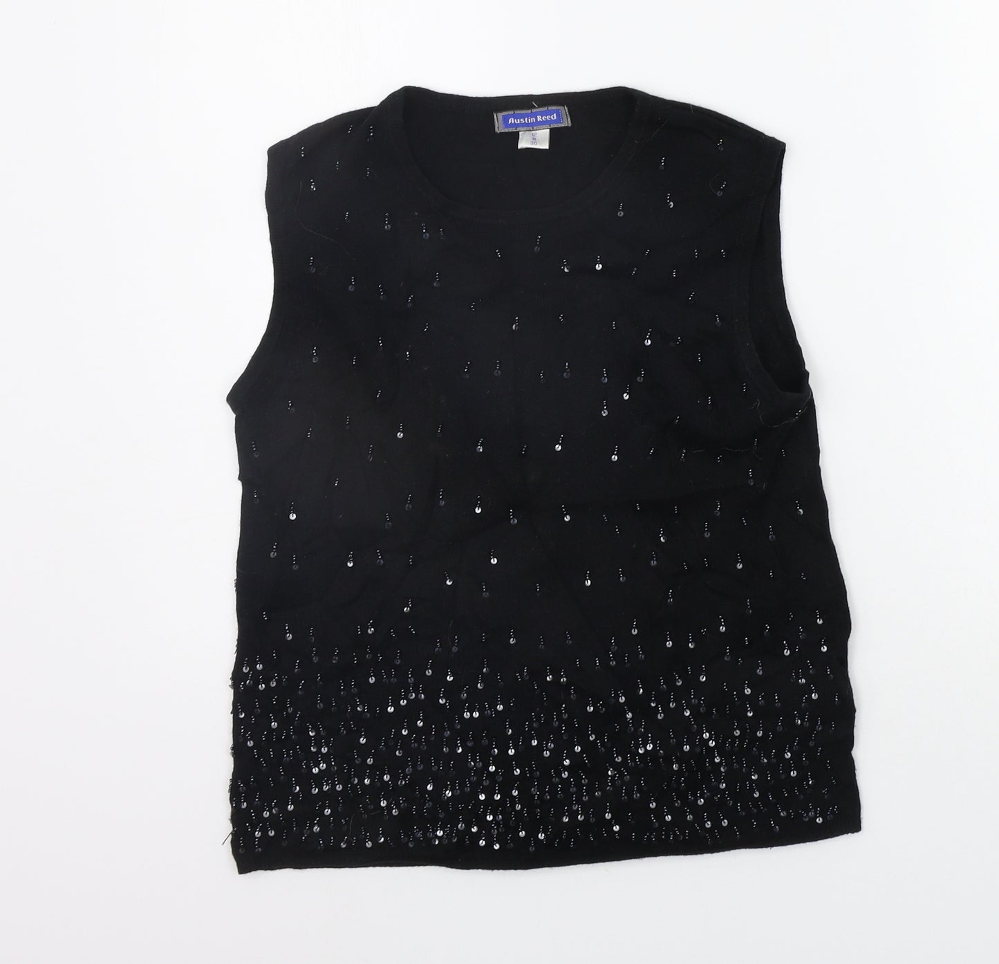 Austin Reed Womens Black   Pullover Jumper Size 12