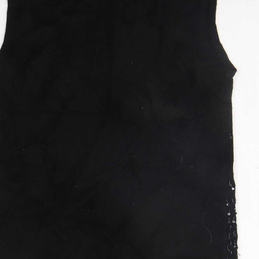 Austin Reed Womens Black   Pullover Jumper Size 12