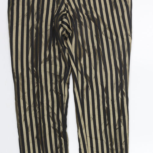 Noak Womens Black Striped  Trousers  Size 32 in L32 in