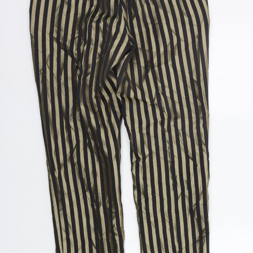 Noak Womens Black Striped  Trousers  Size 32 in L32 in