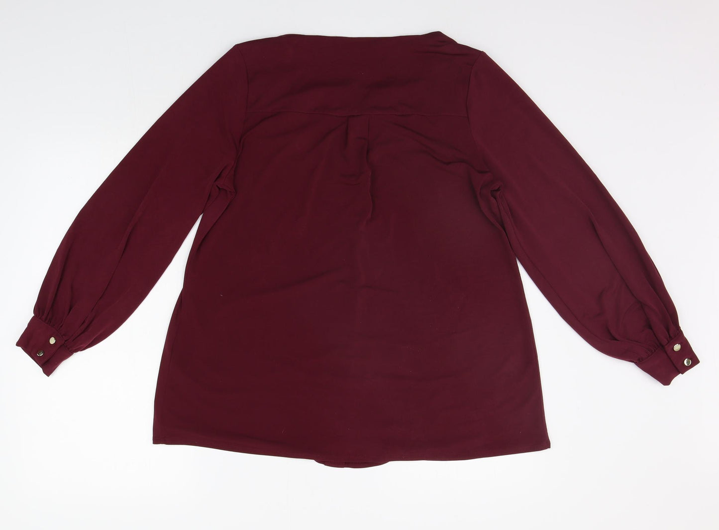 Evans Womens Purple   Basic Blouse Size 14