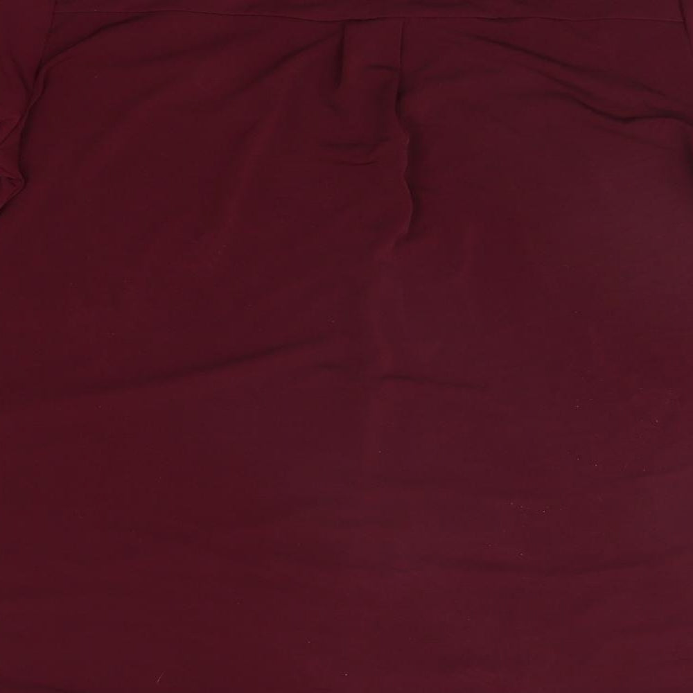 Evans Womens Purple   Basic Blouse Size 14