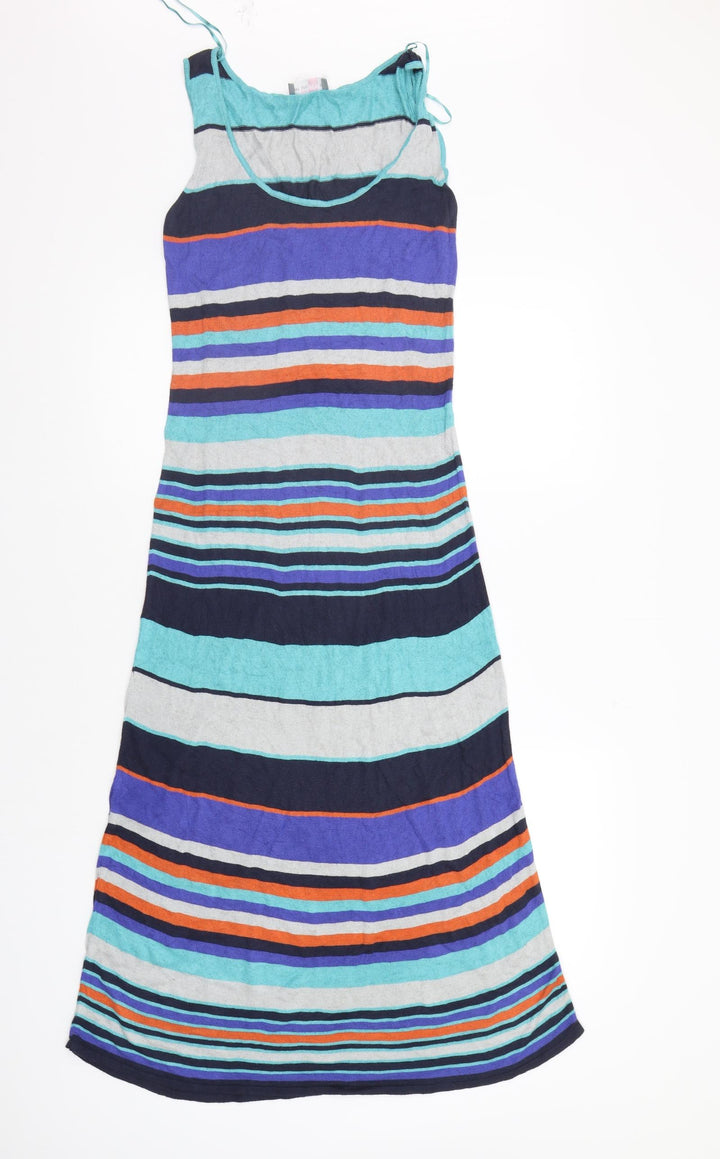 Per Una Womens Multicoloured Striped Ball Gown Size 10