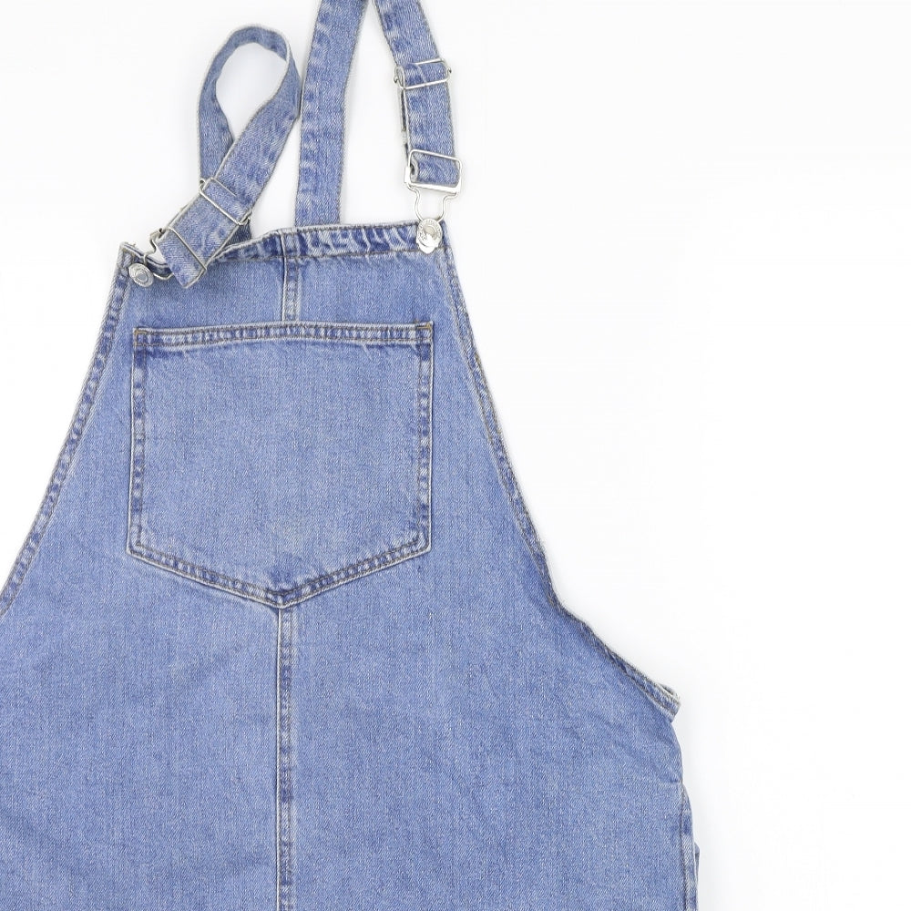 deniem co Womens Blue   Dungaree One-Piece Size 16