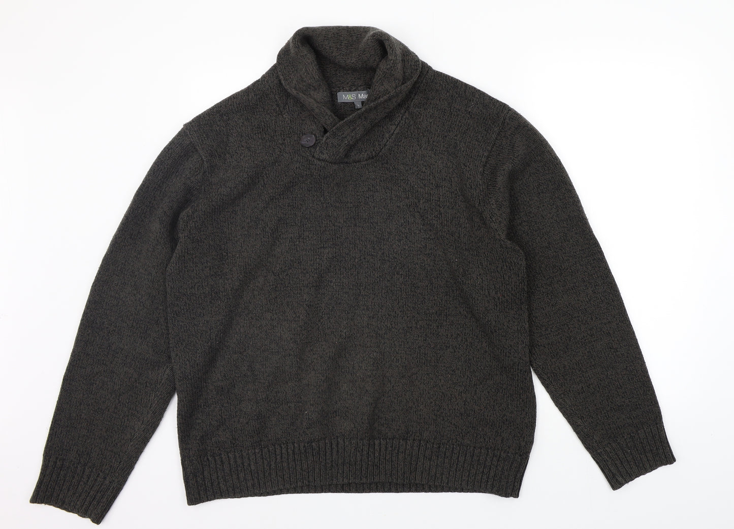 Marks and Spencer Mens Grey   Pullover Jumper Size L