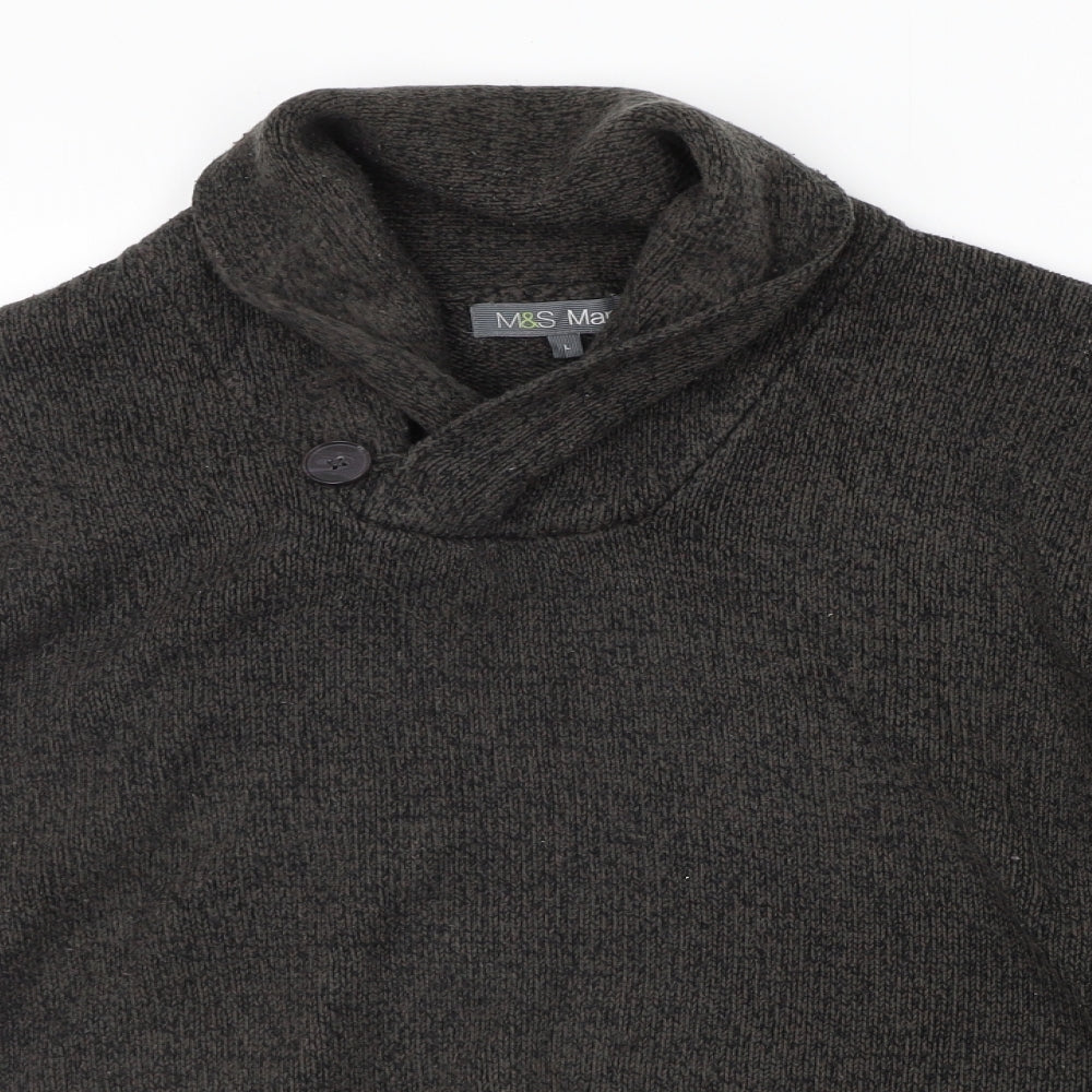 Marks and Spencer Mens Grey   Pullover Jumper Size L