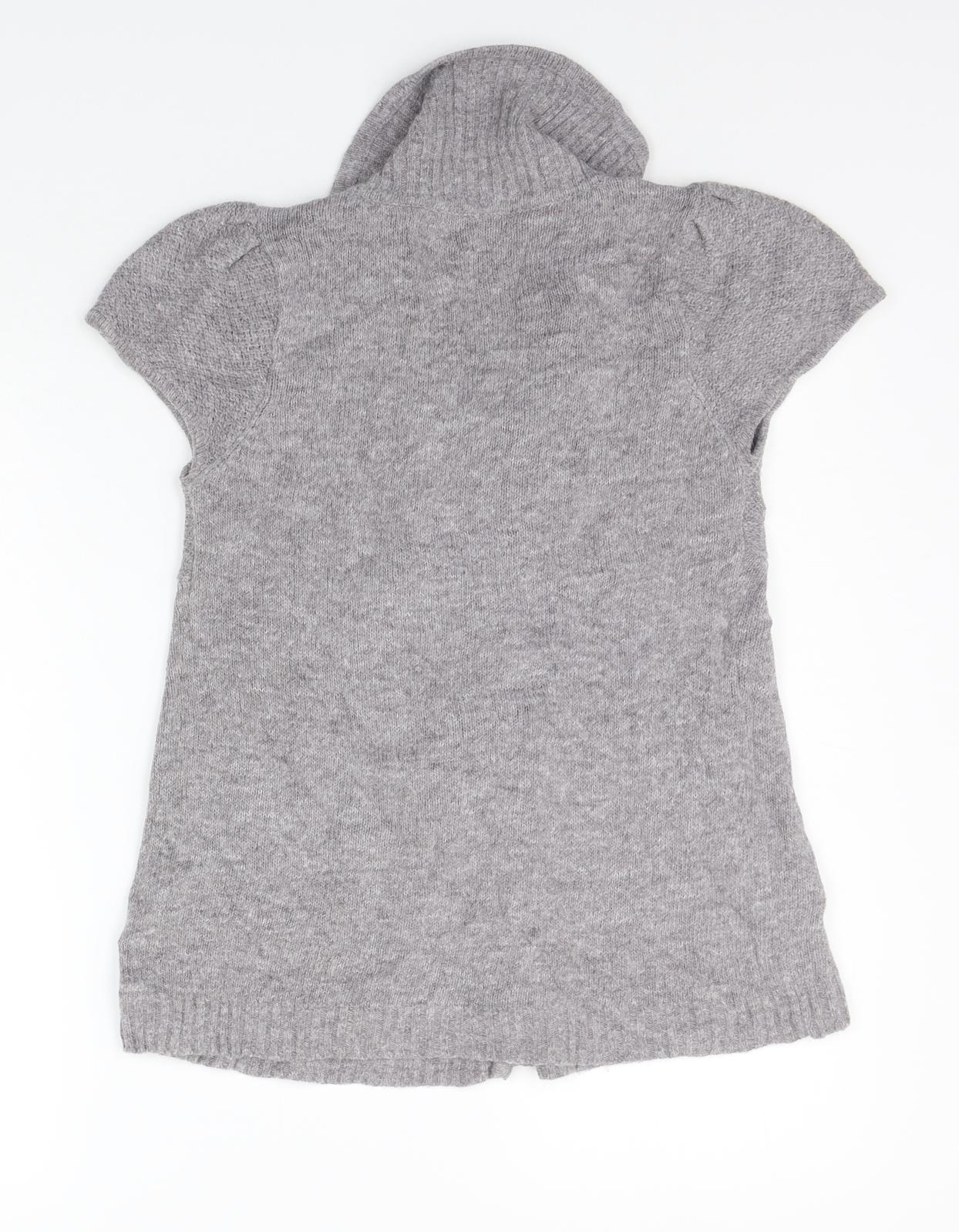River Island Womens Grey   Cardigan Jumper Size 10