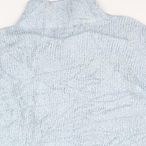 Marks and Spencer Womens Blue   Henley Jumper Size S