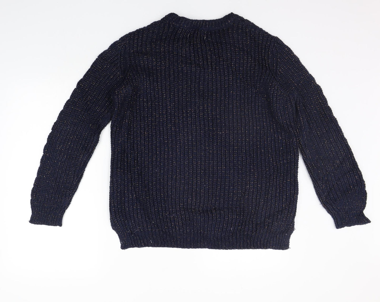 Papaya Womens Blue   Henley Jumper Size L