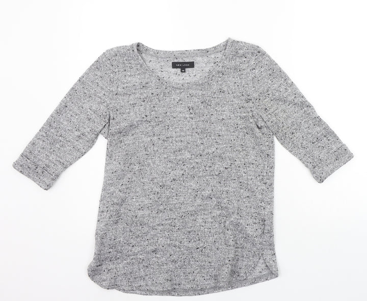 New Look Womens Grey Pullover Jumper Size 10