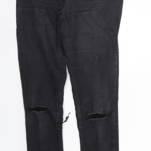 Topshop Womens Black   Trousers  Size 24 in L25 in