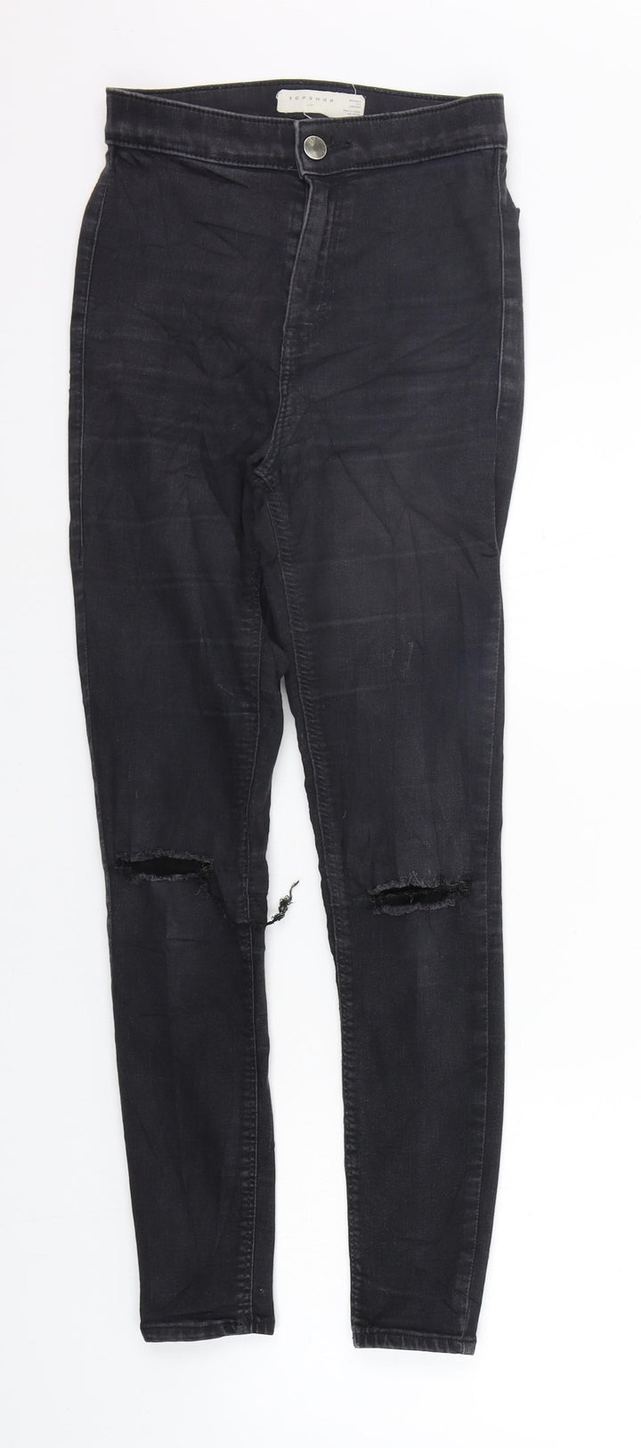 Topshop Womens Black   Trousers  Size 24 in L25 in