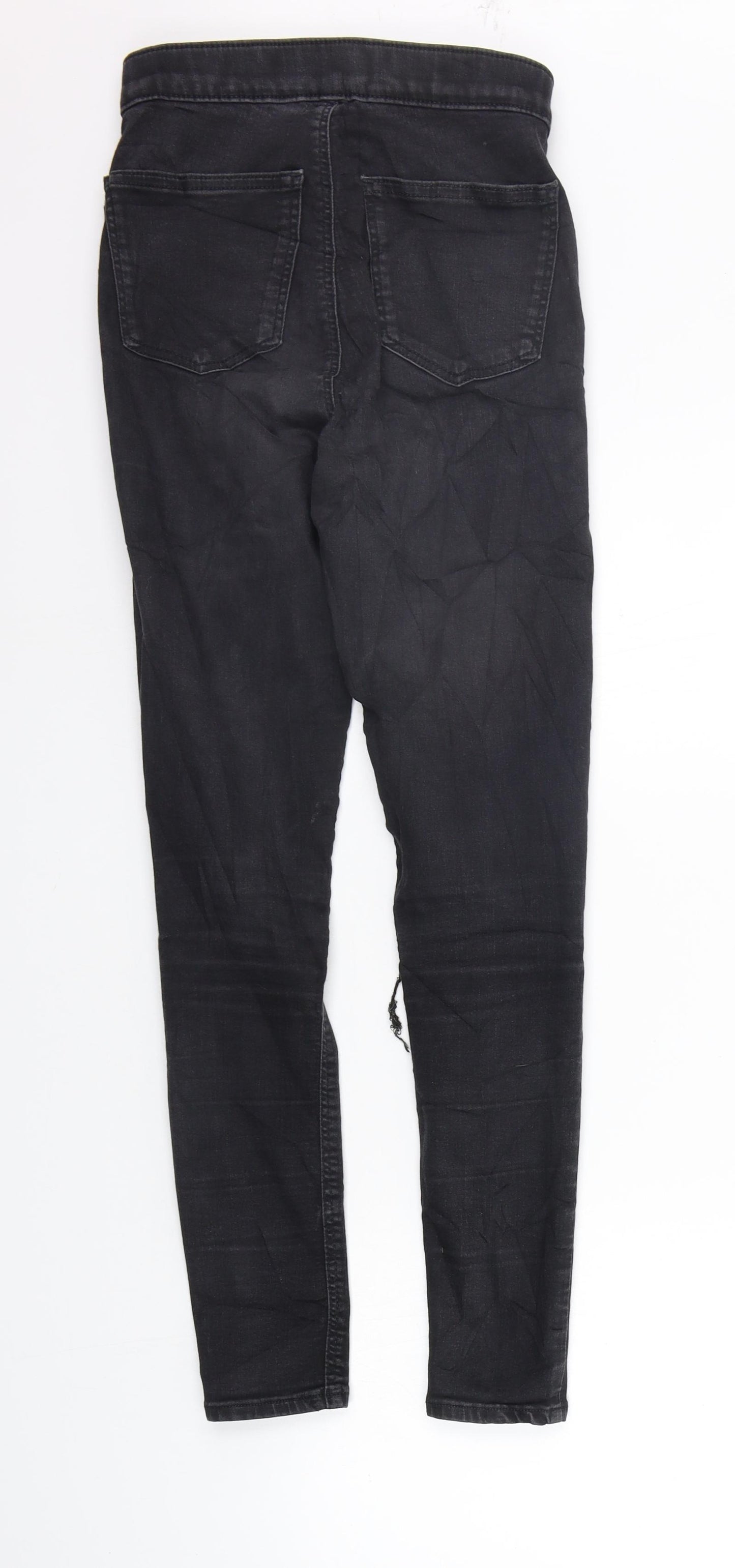 Topshop Womens Black   Trousers  Size 24 in L25 in