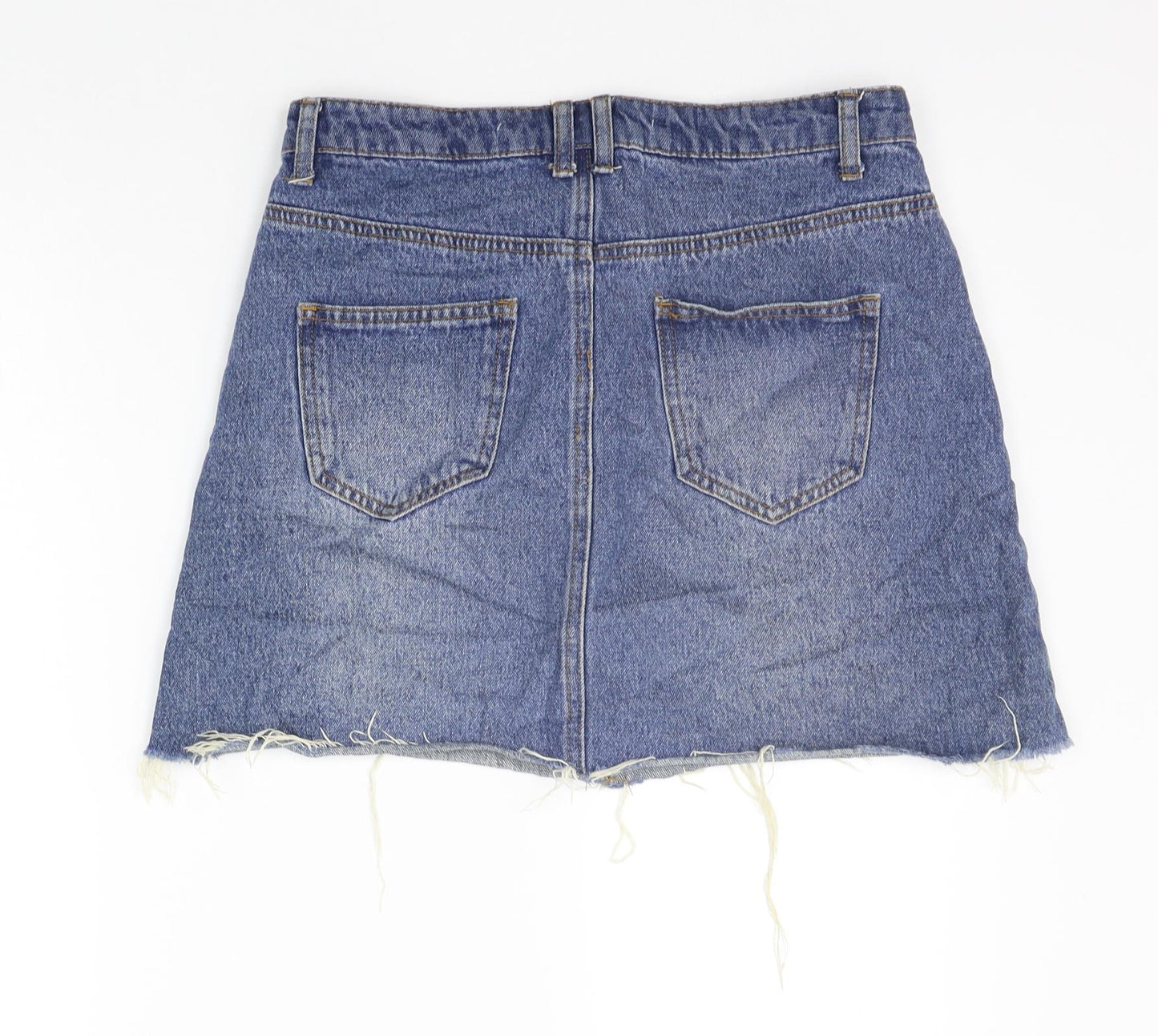 deniem co Womens Blue   A-Line Skirt Size 10