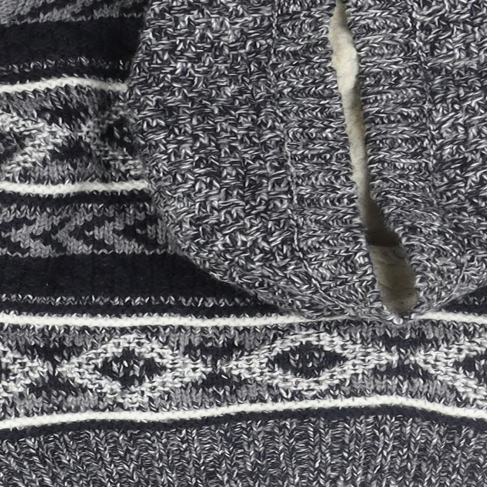 George Boys Green Geometric  Cardigan Hoodie Size 3-4 Years
