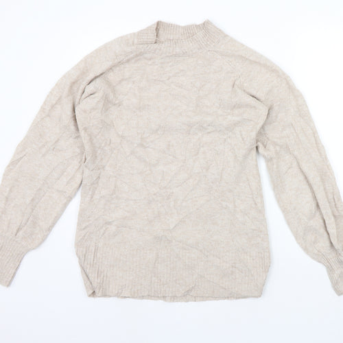 Matalan Womens Beige Striped  Pullover Jumper Size S