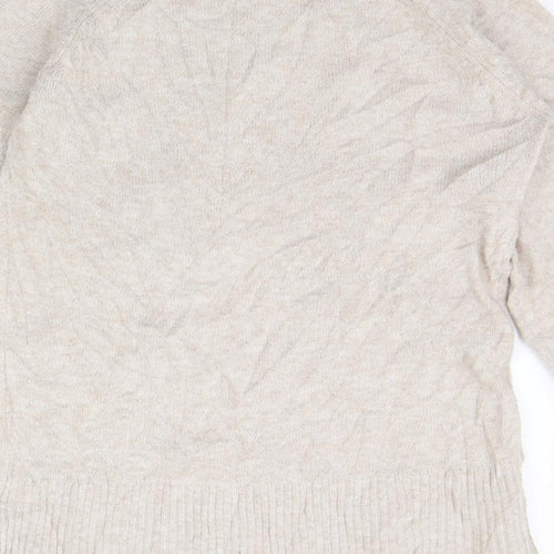 Matalan Womens Beige Striped  Pullover Jumper Size S