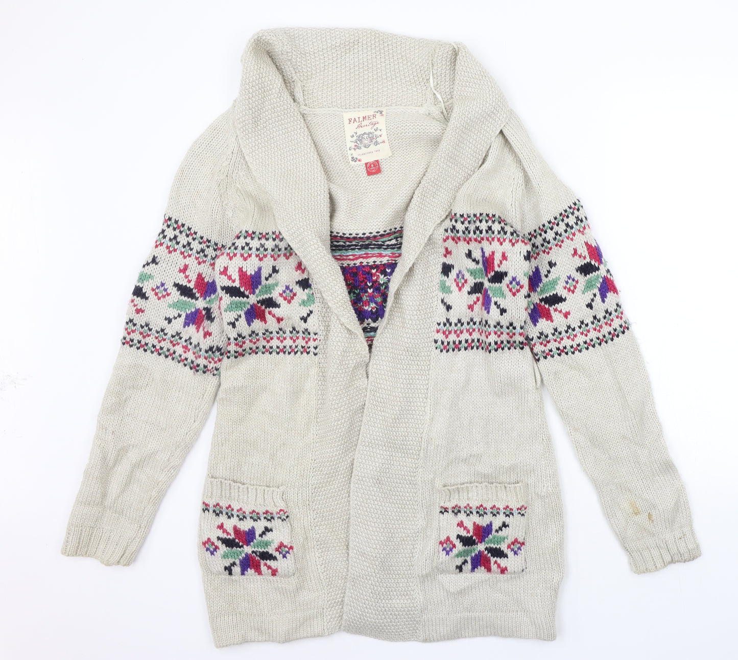FALMER Womens Beige   Cardigan Jumper Size 8