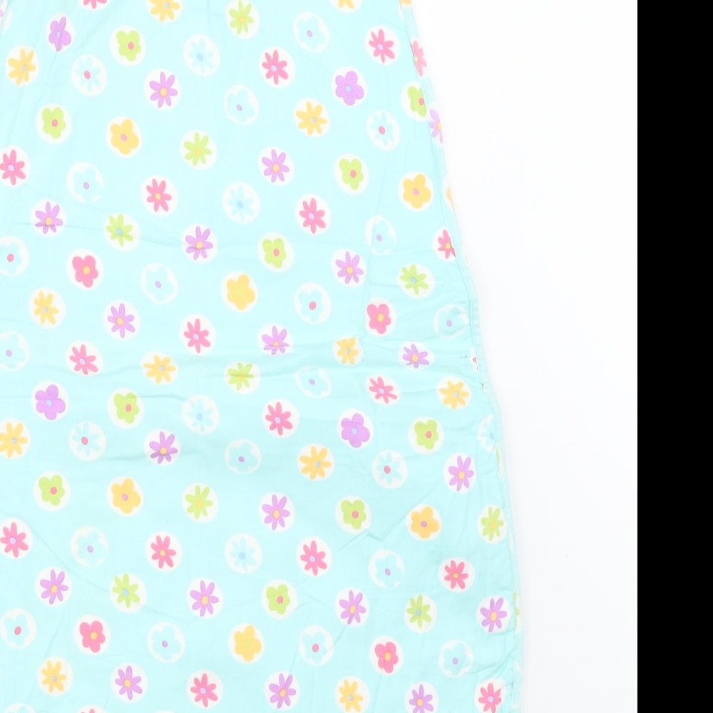 Grobag Baby Blue Floral  Babydoll One Piece One Size