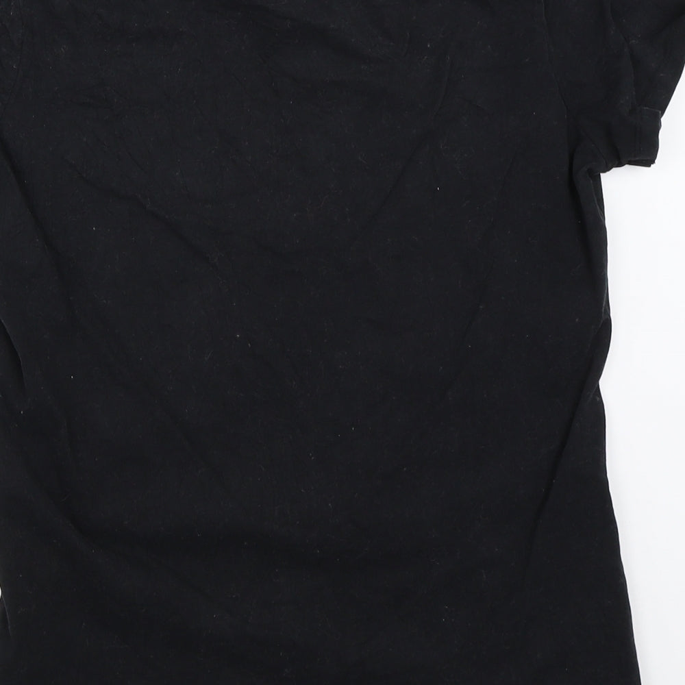 George Womens Black   Basic T-Shirt Size 10  - Pudsey Bear Children in Need