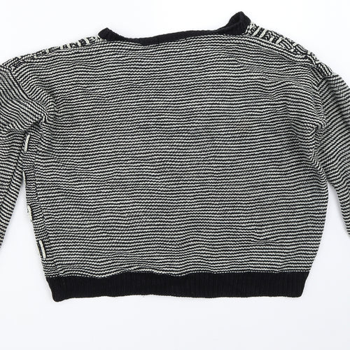 Brave Soul Womens Black   Pullover Jumper Size XS