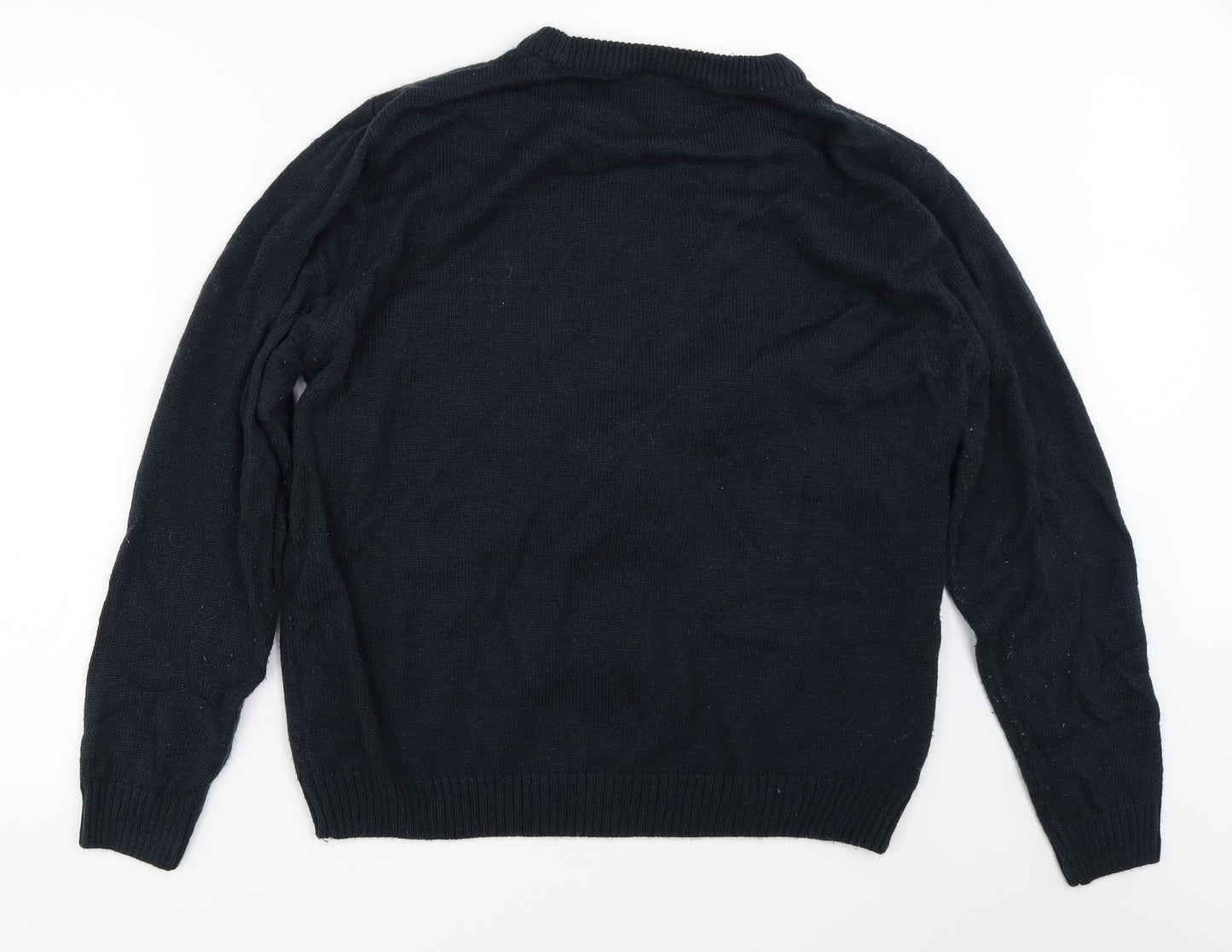 The Christmas Workshop Womens Blue   Pullover Jumper Size XL  - christmas jumper