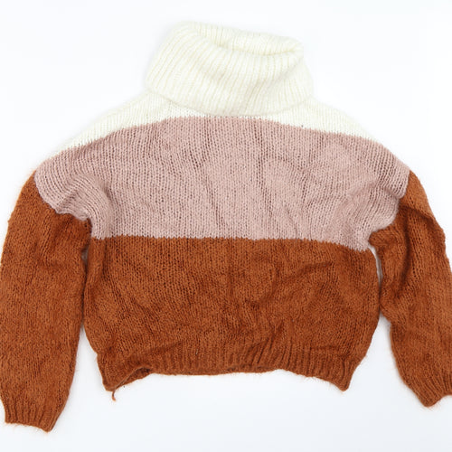 Primark Womens Orange   Pullover Jumper Size XS