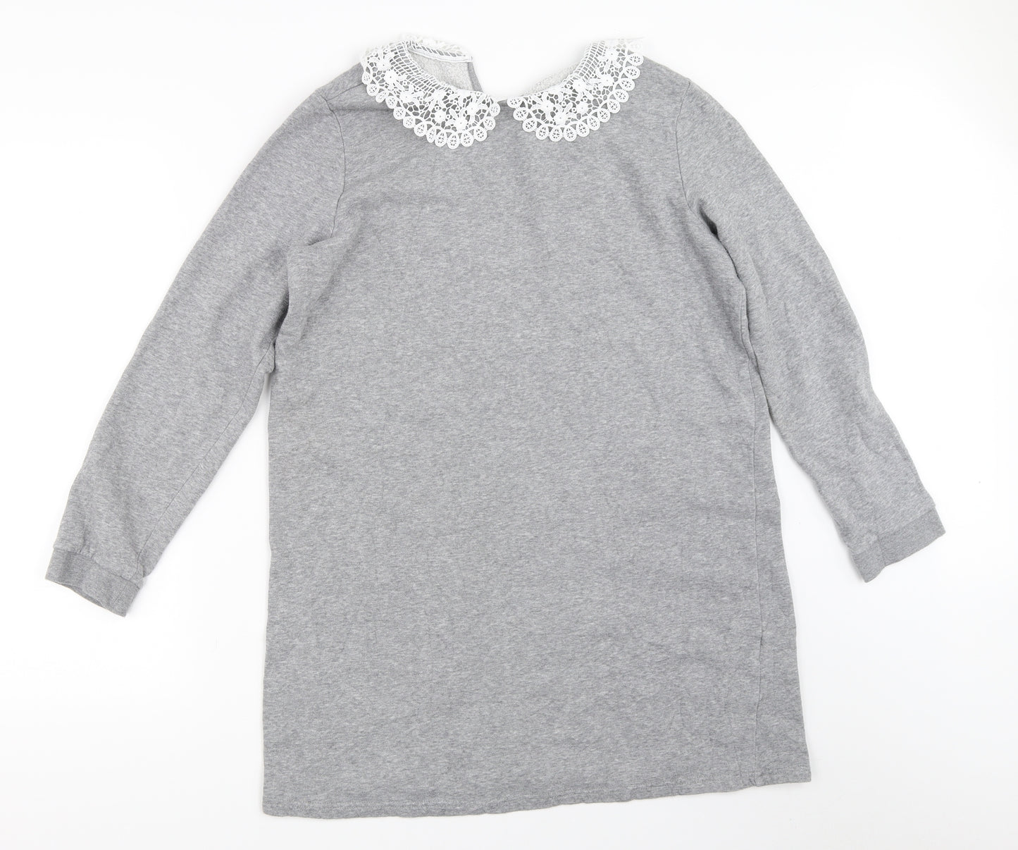 H&M Womens Grey   Jumper Dress  Size M