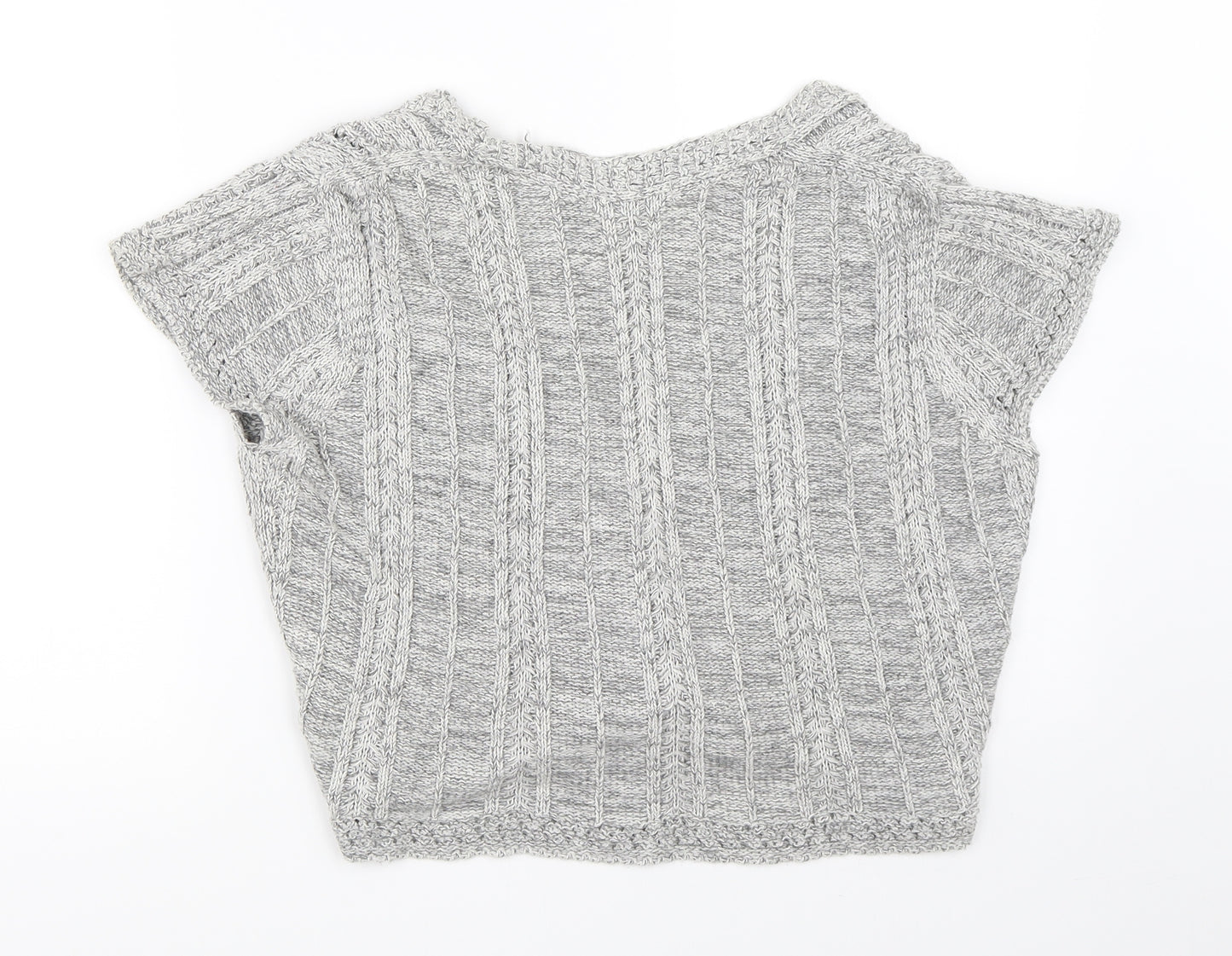 M&Co Womens Grey   Cardigan Jumper Size 2XL