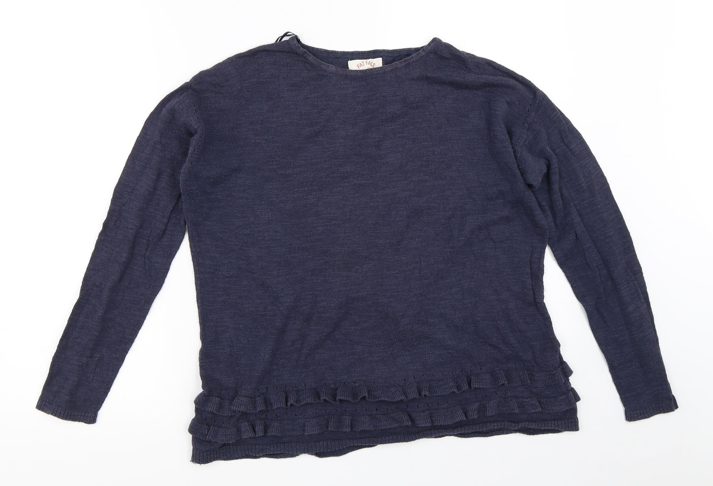 Fat Face Womens Blue   Pullover Jumper Size 8