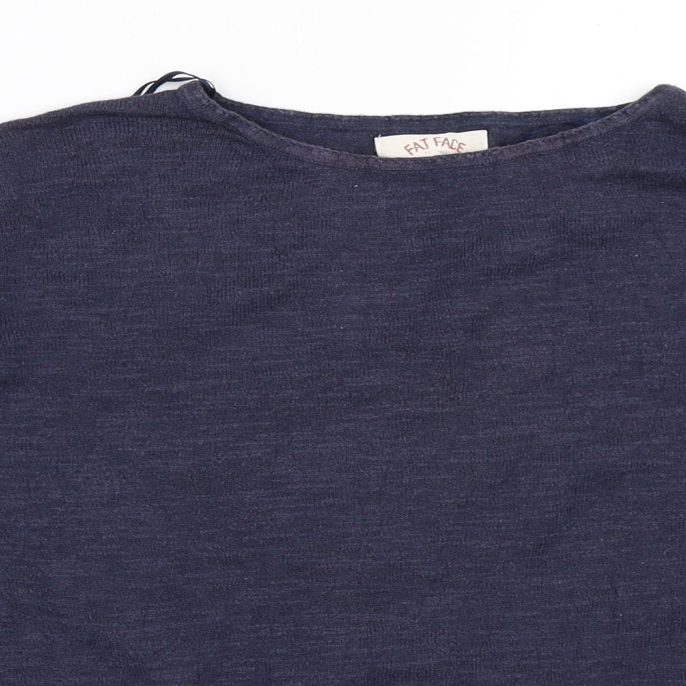 Fat Face Womens Blue   Pullover Jumper Size 8