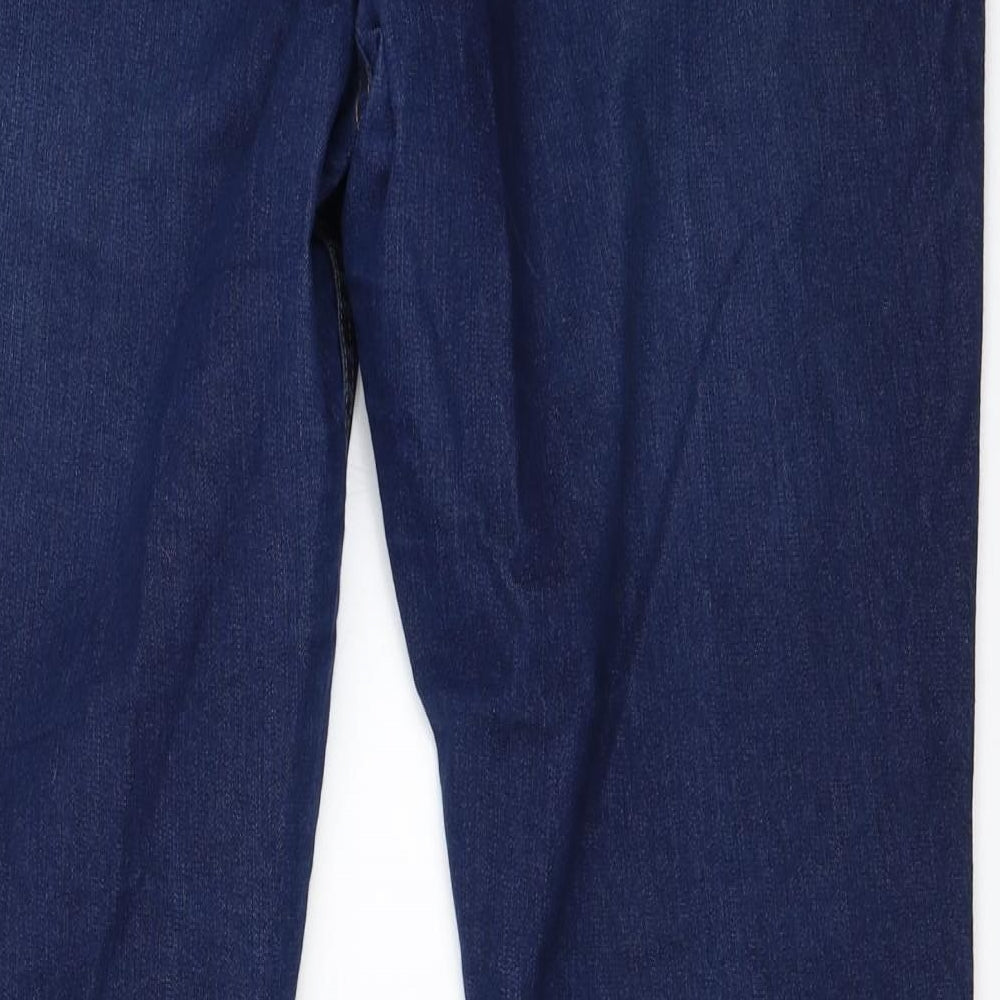 Primark Womens Blue  Denim Bootcut Jeans Size 18 L31 in