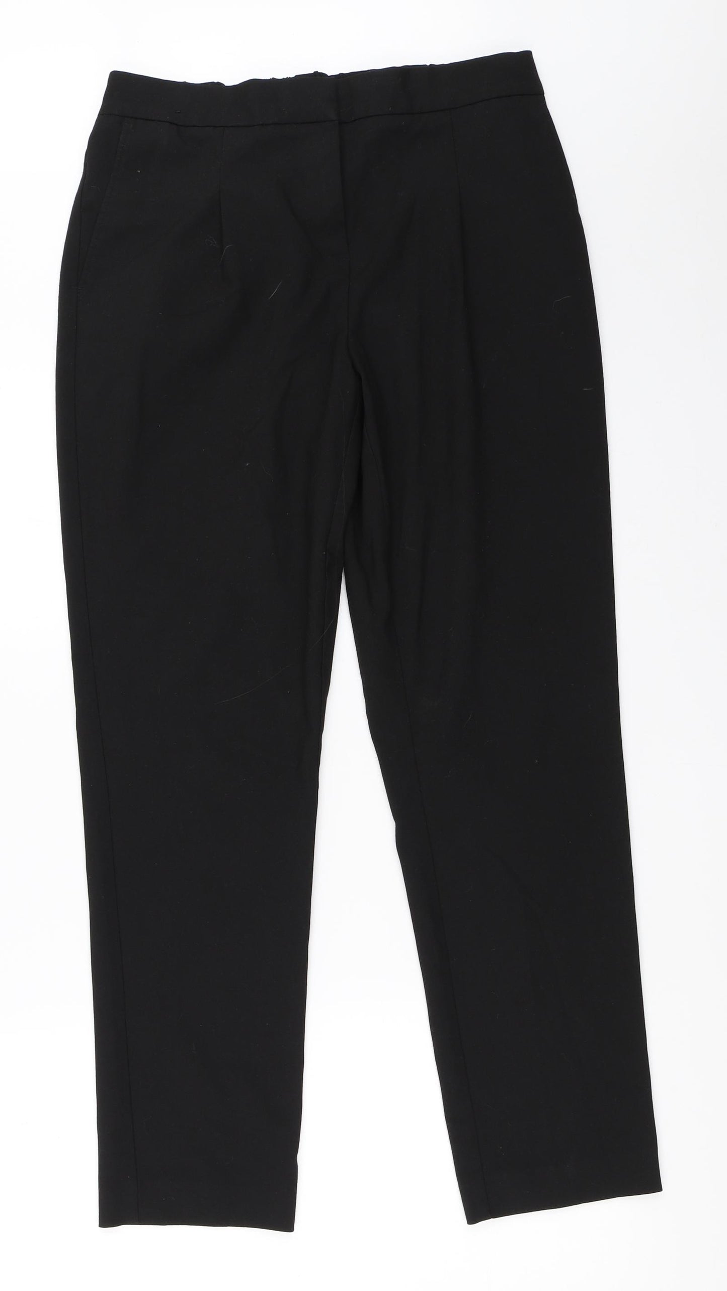 NEXT Womens Black   Trousers  Size 10 L28.5 in