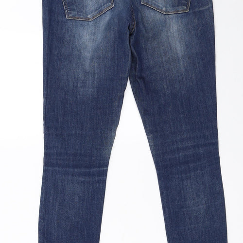 NEXT Womens Blue  Denim Skinny Jeans Size 10 L27.5 in