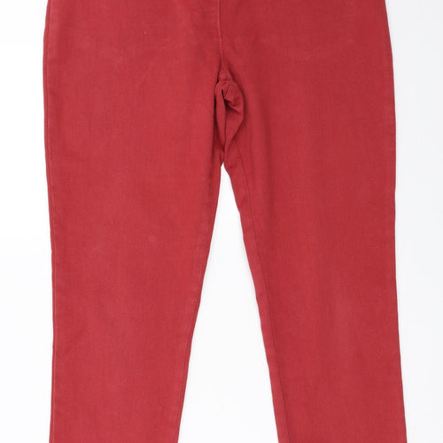 Marks and Spencer Womens Red   Jegging Jeans Size 10 L25 in
