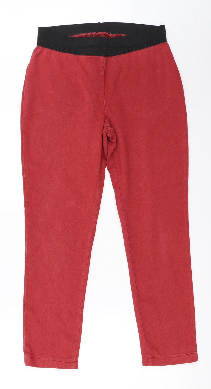 Marks and Spencer Womens Red   Jegging Jeans Size 10 L25 in