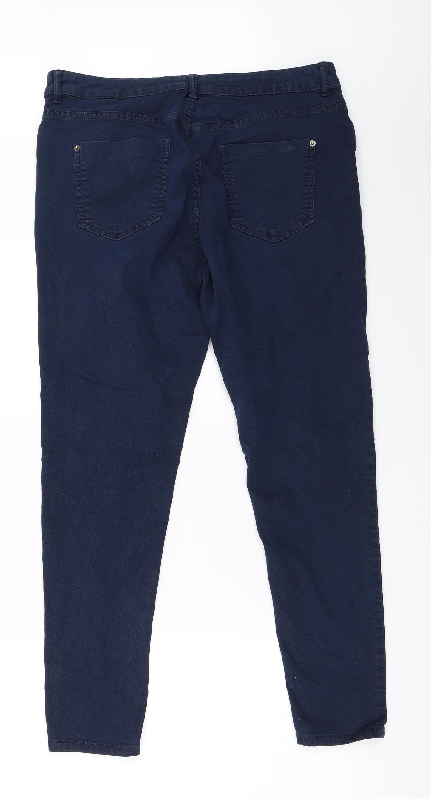 Marks and Spencer Womens Blue   Skinny Jeans Size 14 L27 in