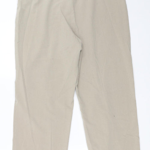 Isle Womens Beige   Trousers  Size 14 L24 in