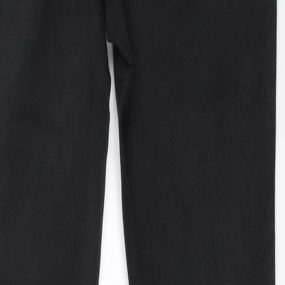 Wallis Womens Black   Straight Jeans Size 14 L31 in